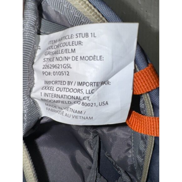 kelty stub 1l waist pack Fanny Pack Cross body Gray Outdoor - Picture 3 of 5